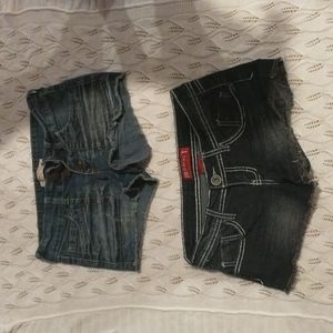 2 pairs of short shorts Size 1